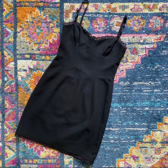 Laundry By Shelli Segal Dresses & Skirts - Lace Trimmed Little Black Dress